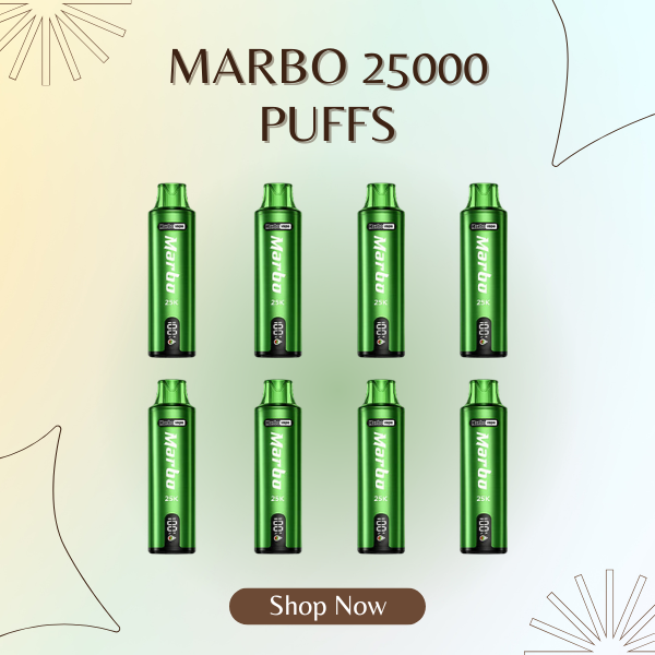 Marbo 25000 Puffs Disposable Vape with Smart LED Screen